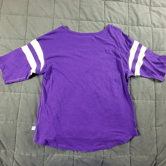Touch Stadium By Alyssa Milano Womens XL Purple Shirt TCU Horned Frogs - Picture 2 of 11